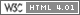 Valid HTML 4.01 Transitional